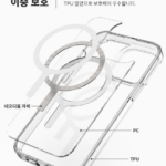 신지모루 M 에어클로 베이직 마그네틱 휴대폰케이스 상품 이미지3