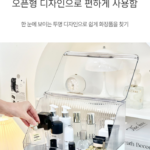 미노스토리 NEW 시즌 특대형 3단 화장품정리함 + 브러쉬 보관함 상품 이미지4