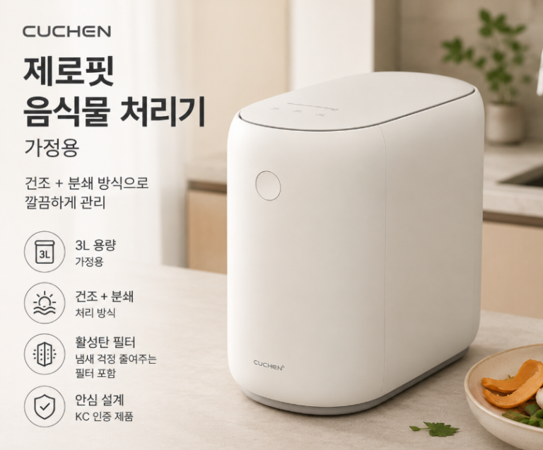 쿠첸 제로핏 음식물 처리기 가정용 CFP-EN302DBII