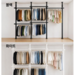 38파이 튼튼한 와이드 고정식 시스템 행거 5단 상세 이미지 3