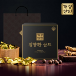 개성상인 침향환 골드 + 쇼핑백, 375g, 2개