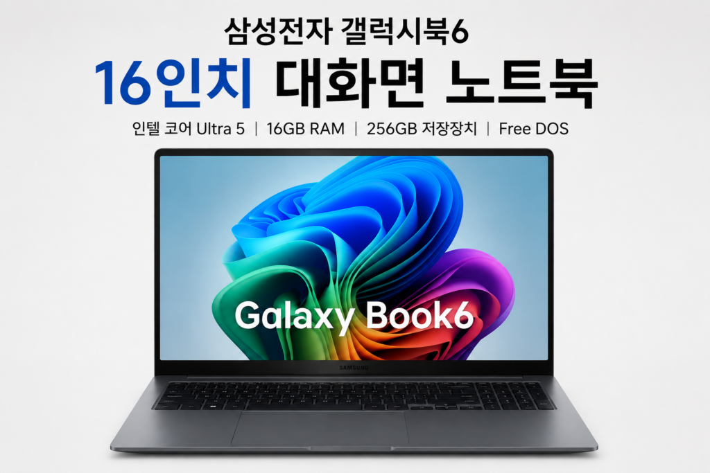 삼성전자 갤럭시북6 16인치 코어 Ultra 5 노트북 NT760VJT-A51A 제품 이미지