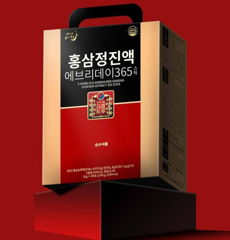 순수식품 홍삼정진액 에브리데이365 스틱 10g 200포 추석 부모님 건강 선물세트