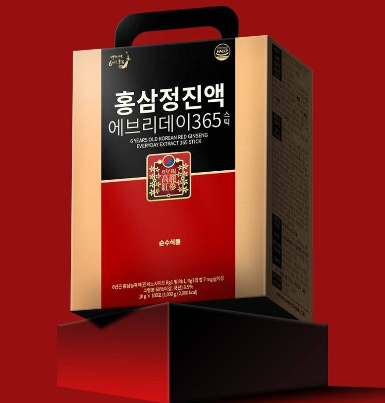 순수식품 홍삼정진액 에브리데이365 스틱 10g 200포 추석 부모님 건강 선물세트 제품 이미지