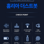 홈리아 더스트봇 로봇청소기 HA-X520 클린스테이션 포함 구성: HA-X520WDS1