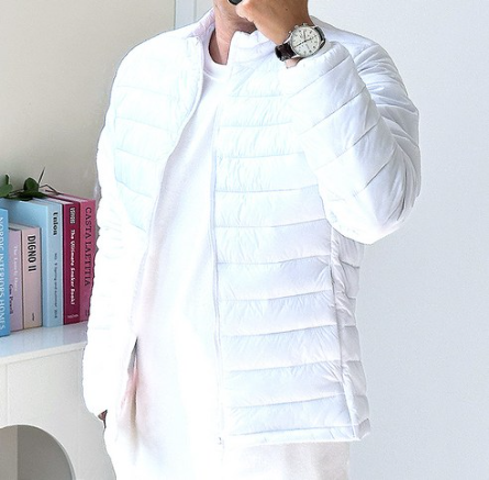 핏콕 남성용 경량 패딩 점퍼 빅사이즈 웰론 다운라이크 데일리 경량자켓
