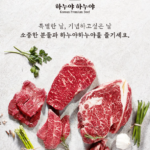 마장동 하누야 국내산 투플러스 한우 혼합 선물세트 4종 선물세트D 부모님 명절 선물