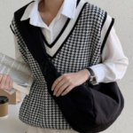 한솔템 가벼운 나일론 보부상 반달 여성 크로스백 상품 이미지 1