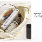 한솔템 가벼운 나일론 보부상 반달 여성 크로스백 상품 이미지 5