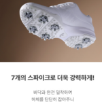 캘러웨이 CG 에어로스포츠 보아 골프화 여성 스파이크 발편한 여자 골프신발 편안한 안정적인 9132054429 상품 이미지 3