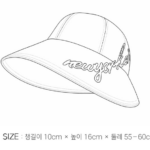 챙넓은 여름 여성골프모자 골프썬바이저 버킷햇 편안한 실용적인 스타일 9950316538 상품 이미지 4