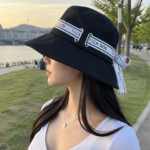 테크스킨 여성 리본 버킷햇 화이트 세련된 스타일과 편안한 착용감 13558988006 상품 이미지 4