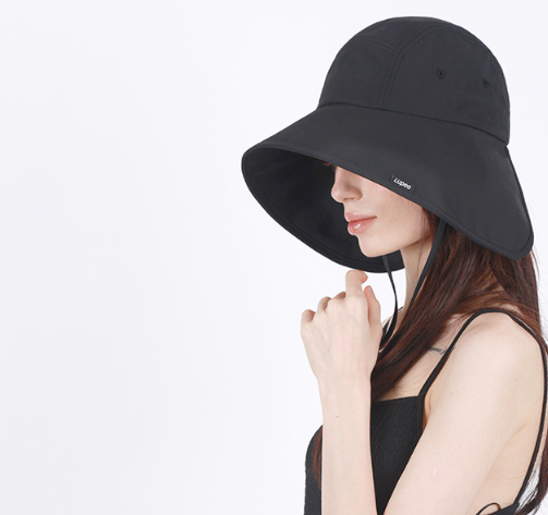 루페오 여성 와이드 챙넓은 데일리 양볼 커버 UV 차단 아쿠아 가드 버킷햇 13513987373