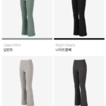 리프팅핏 부츠컷 레깅스 편안한 핏 여성 운동복 상품 이미지 5
