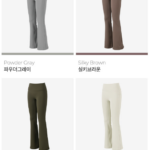 리프팅핏 부츠컷 레깅스 편안한 핏 여성 운동복 상품 이미지 6