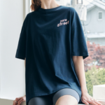 제로스트릿 백도넛 스트랩 반팔 티셔츠 여성 오버핏 5컬러 상품 이미지 1
