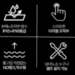 코나에코홈 강력방수 직수형 노탱크 터치식 비데 CONA-3000N 상품 이미지 3